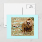 bloodlust briefkaart (Voorkant / Achterkant)