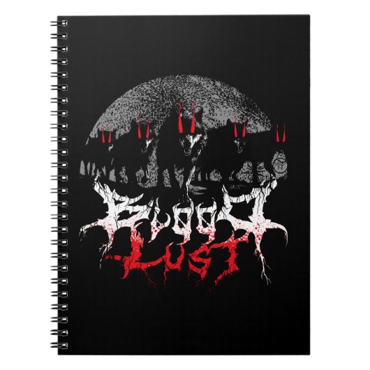 Bloodlust Wolf Pack Notitieboek (Voorkant)