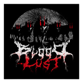 Bloodlust Wolf Pack Perfect Poster