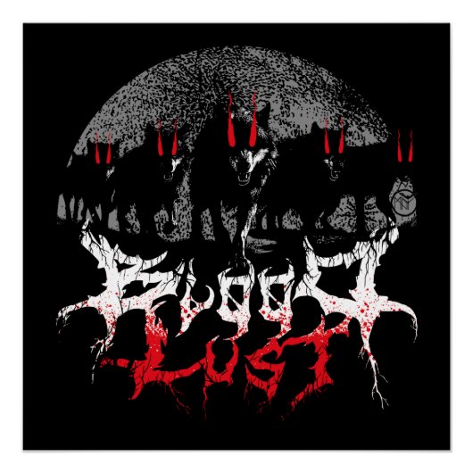 Bloodlust Wolf Pack Perfect Poster (Voorkant)