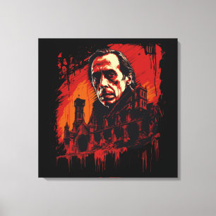 Bloodmoon Castle Canvas Afdruk