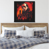 Bloodmoon Castle Canvas Afdruk (Insitu (Slaapkamer))