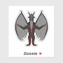 Bloodmoon Dark Fantasy RPG Karakter Vinyl Sticker