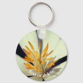 Bloodroot Flower Center op maat Sleutelhanger (Voorkant)