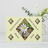 Bloodroot Wildflower Dames Luncheon uitnodiging (Staand voorkant)