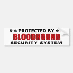 Bloodshond Security Bumpersticker