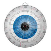 Bloodshot Blue Eyeball Dartbord (Voorkant)