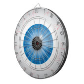 Bloodshot Blue Eyeball Dartbord (Voorkant Rechts)