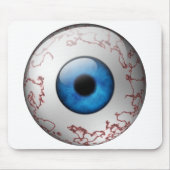Bloodshot Blue Eyeball Muismat (Voorkant)