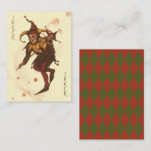 Bloodstained Joker Calling Card Contactkaartje (Voorkant / Achterkant)