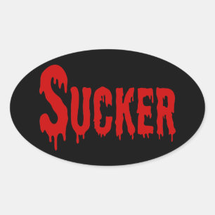 BLOODSUCKER OVALE STICKER