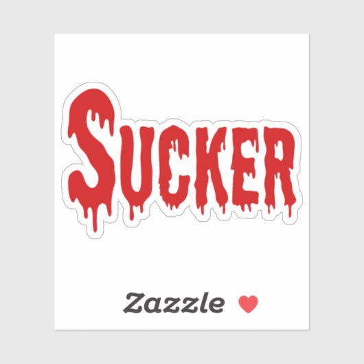 BLOODSUCKER STICKER (Vel)