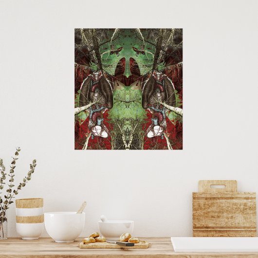 Bloodwood afdrukken poster (Keuken)