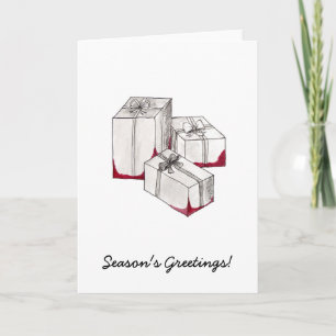 Bloody Boxes Holiday Card Feestdagen Kaart