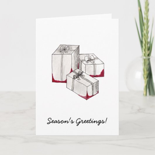 Bloody Boxes Vakantie Kaart (Voorkant)