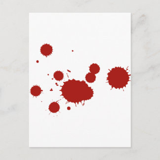 Bloody :) briefkaart