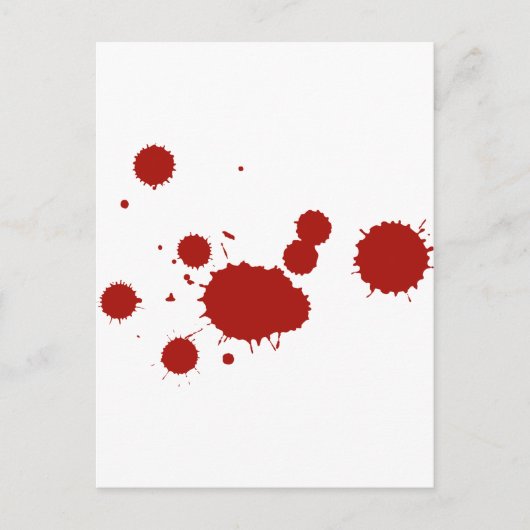 Bloody :) briefkaart (Voorkant)