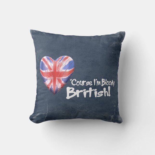 Bloody British Kussen (Voorkant)