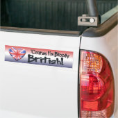 Bloody Brits Bumpersticker (Op Truck)