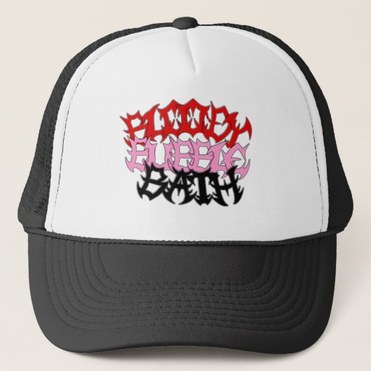 Bloody Bubble Bath Trucker Hat Pet (Voorkant)