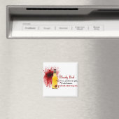 Bloody Bud Drink Recept Magneet (Insitu (Vaatwasser))
