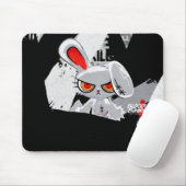 Bloody Bunny Mousepad Muismat (Met muis)