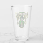 Bloody Celebration Skelet Leprechaun Pintglas Glas (Achterkant)
