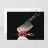 Bloody Cleaver Briefkaart (Voorkant / Achterkant)