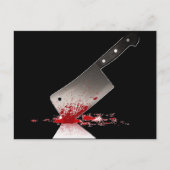 Bloody Cleaver Briefkaart (Voorkant)