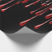 Bloody Drips Halloween Decorating Cadeaupapier (Hoek)
