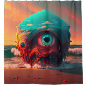 Bloody Eyes Douchegordijn (Voorkant)