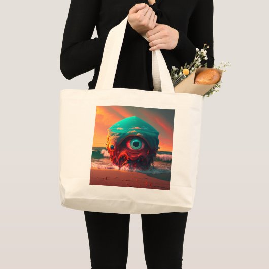 Bloody Eyes Grote Tote Bag (Voorkant (product))