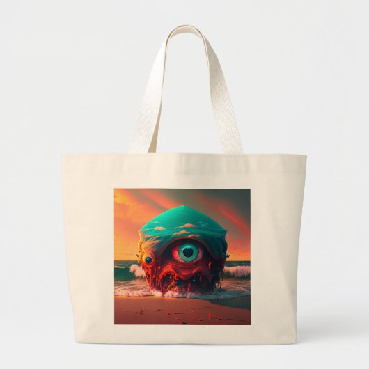 Bloody Eyes Grote Tote Bag (Voorkant)