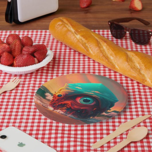 Bloody Eyes Papieren Bordje (Picknick)