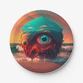 Bloody Eyes Papieren Bordje (Voorkant)