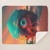 Bloody Eyes Sherpa Deken (Voorkant (horizontaal))