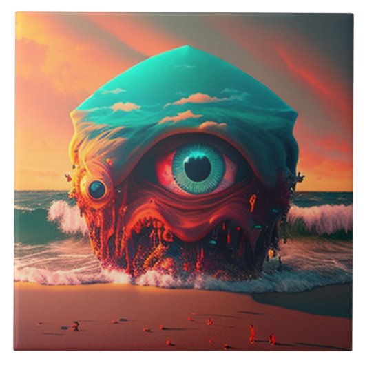 Bloody Eyes Tegeltje (Voorkant)