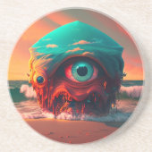 Bloody Eyes Zandsteen Onderzetter (Voorkant)