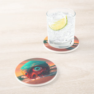 Bloody Eyes Zandsteen Onderzetter