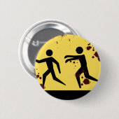 Bloody Fast Moving Zombies Button (Voorkant /achterkant)