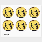 Bloody Fast Moving Zombies Stickers (Vel)