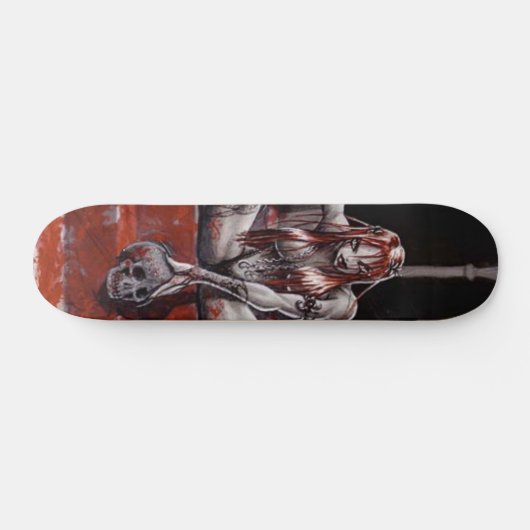 Bloody Girl Skateboard (Horizontaal)