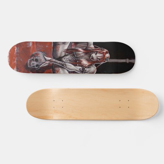 Bloody Girl Skateboard (Horizontaal)