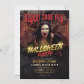Bloody Good Fun Halloween Party ID980 Kaart (Voorkant)