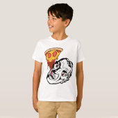 Bloody Good Pizza - Spooky Halloween Vampier Dracu T-shirt (Voorkant volledig)