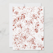 Bloody Good Time Halloween Party uitnodiging (Achterkant)