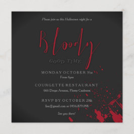 Bloody Good Time Scary Party Kaart