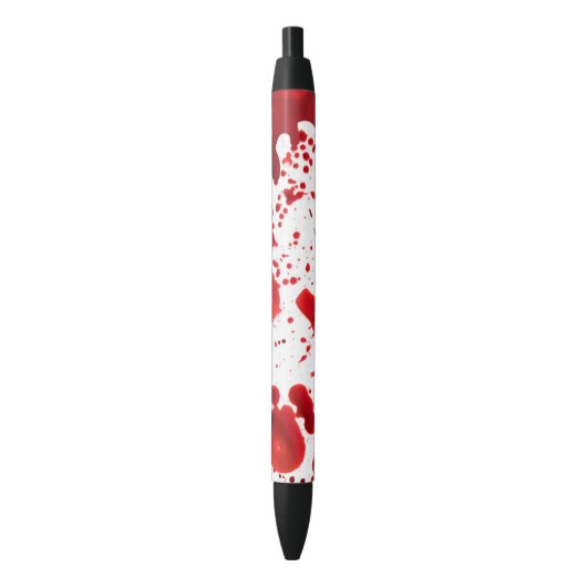 Bloody Halloween Black Ink Pen (Voorkant Verticaal)