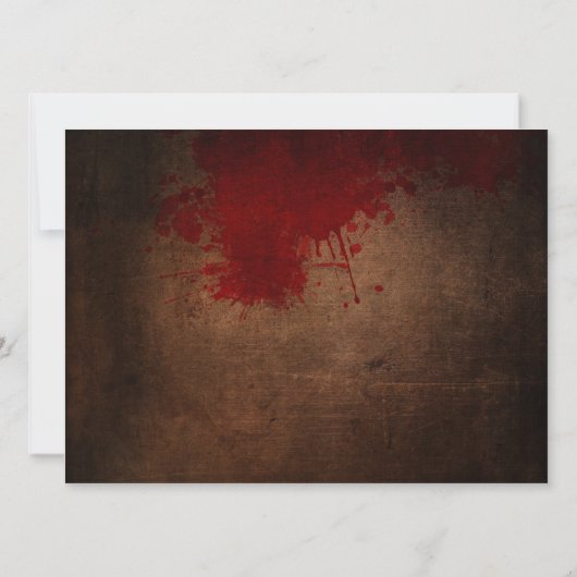 Bloody Halloween Party (Achterkant)