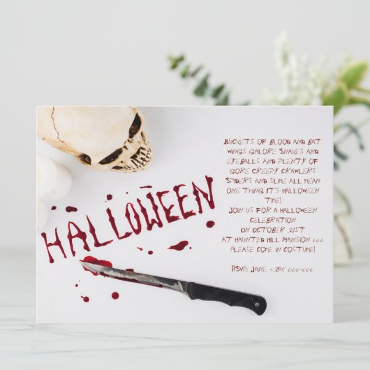 Bloody Halloween Party (Staand voorkant)